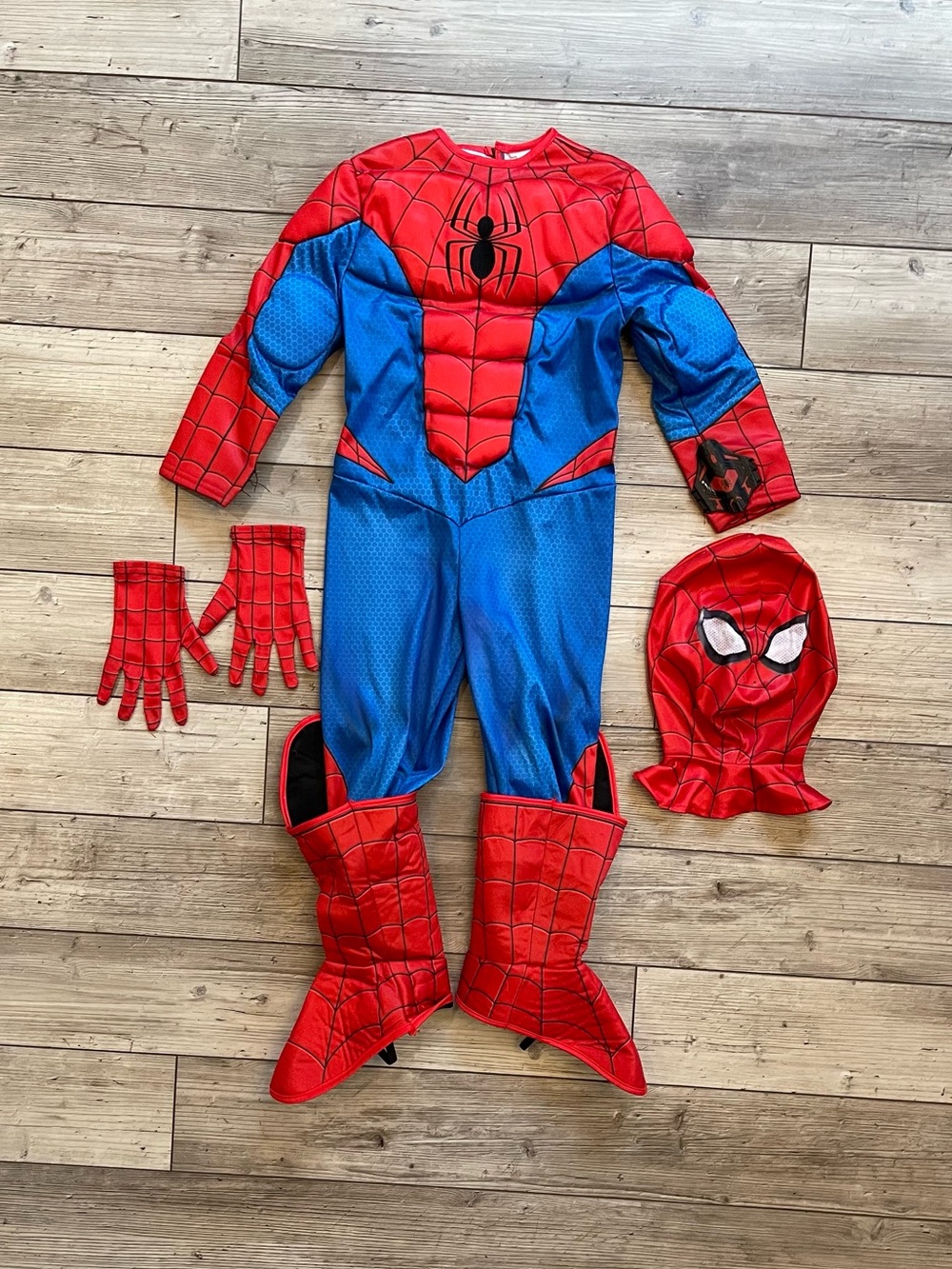 Marvel | Spiderman Costume w/ Mask & Gloves | Size: 5T